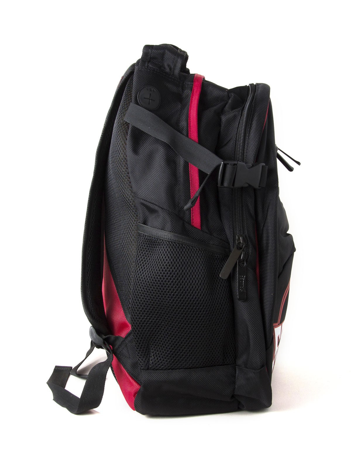 Sandee Heavy-Duty Black & Red Backpack
