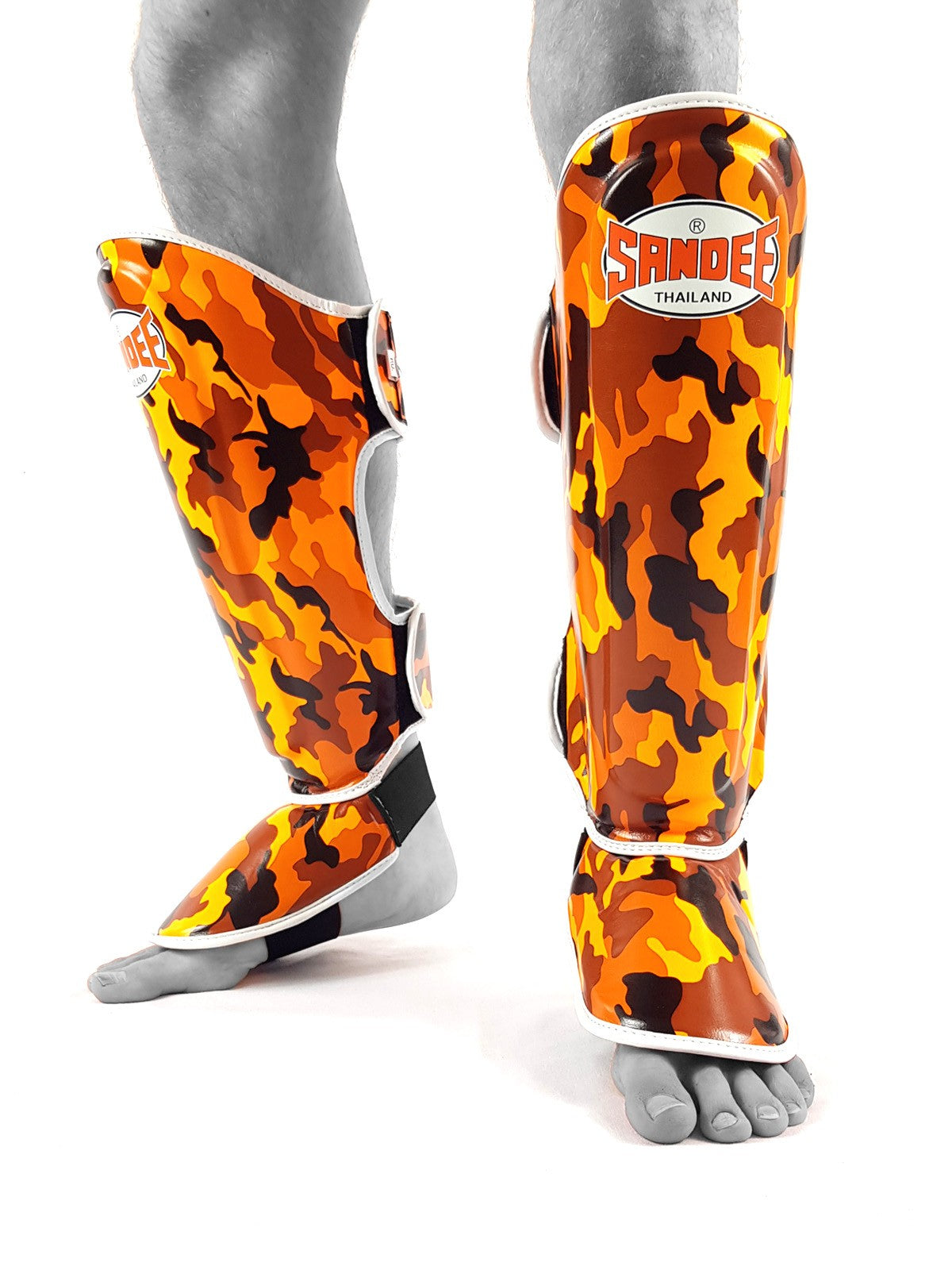 Sandee Authentic Camo Orange & White- Paratibie Bambino - PU