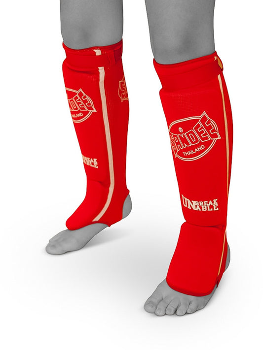 Sandee Red & White paratibie "Slip-on" da competizione