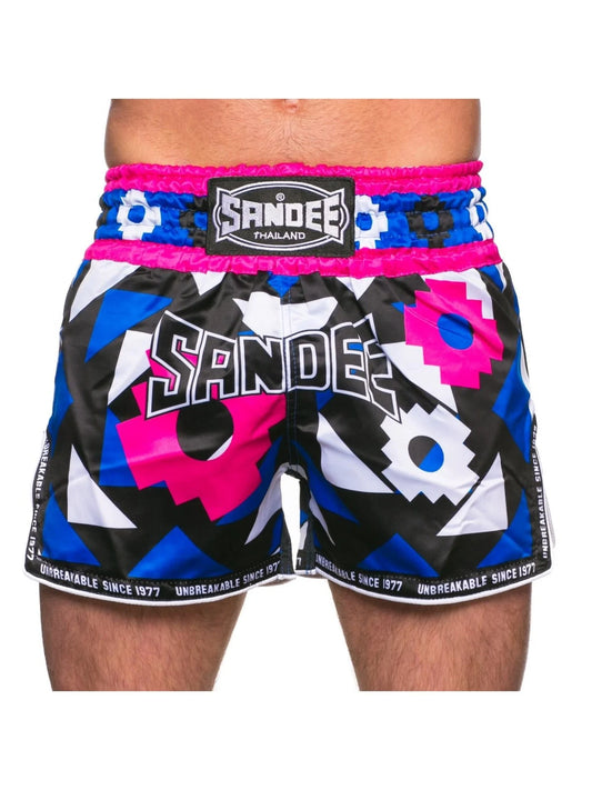 Sandee Thai Shorts Inca Pink & Blue