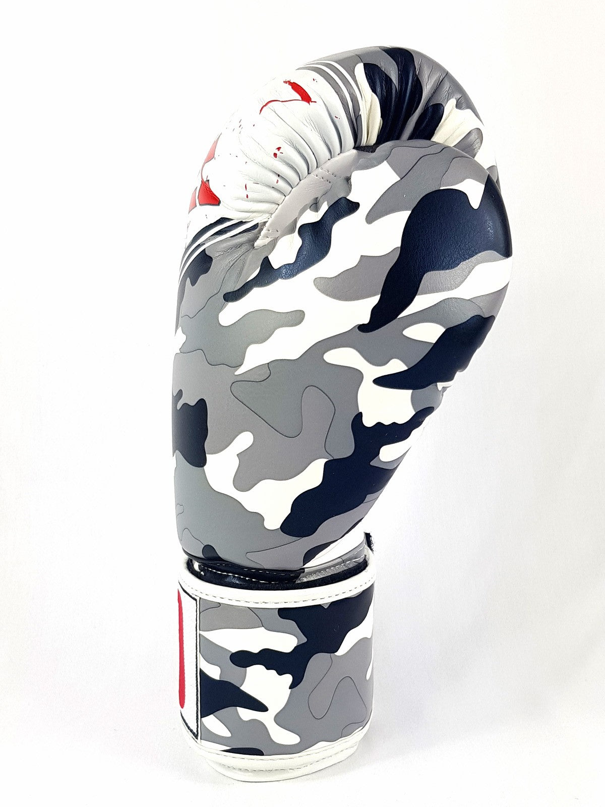 Guantoni Sport Camo Grigio/Bianco - Velcro - PU EDIZIONE LIMITATA