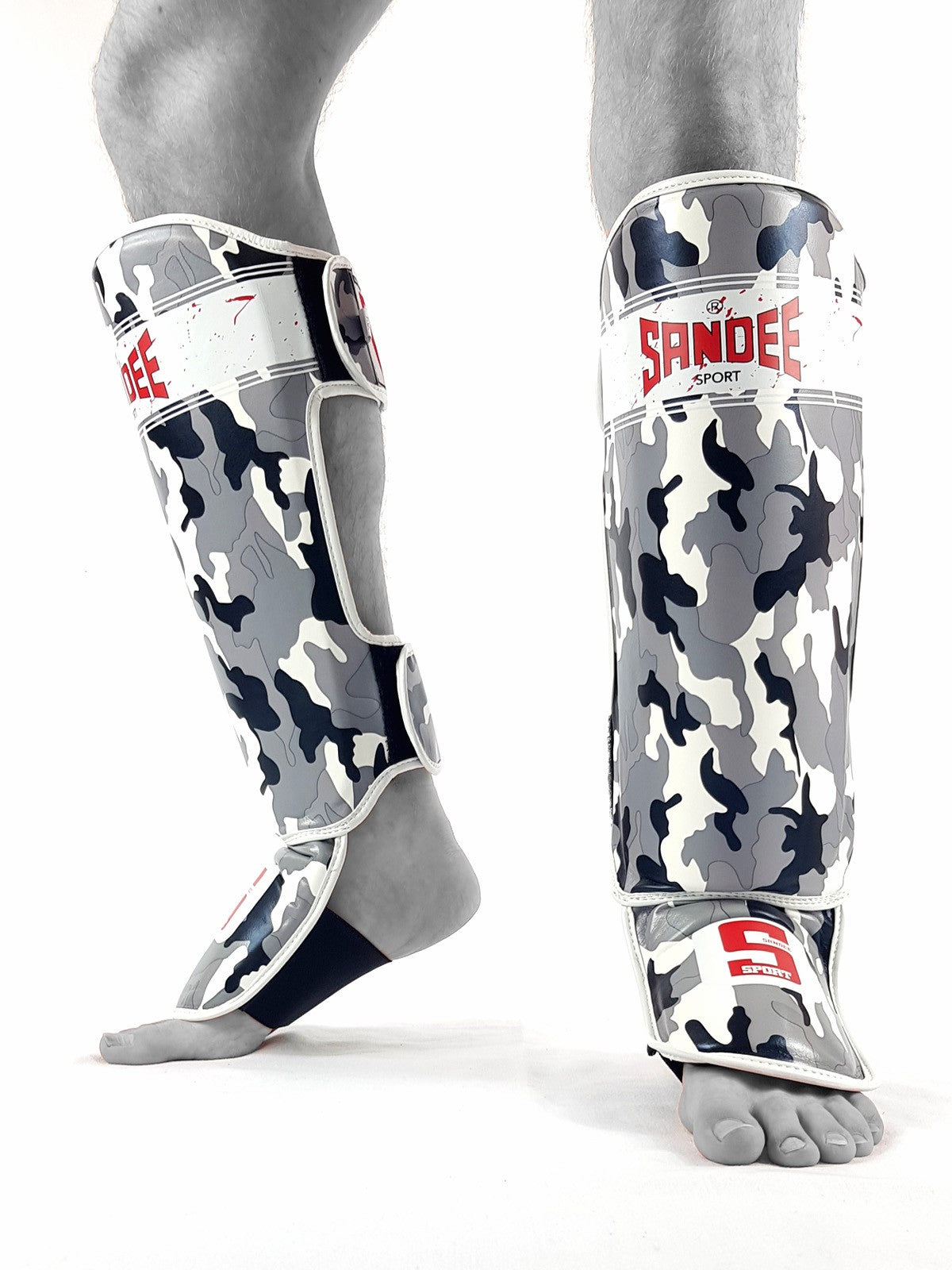 Sport Camo Grigio/Bianco - Paratibie -PU EDIZIONE LIMITATA
