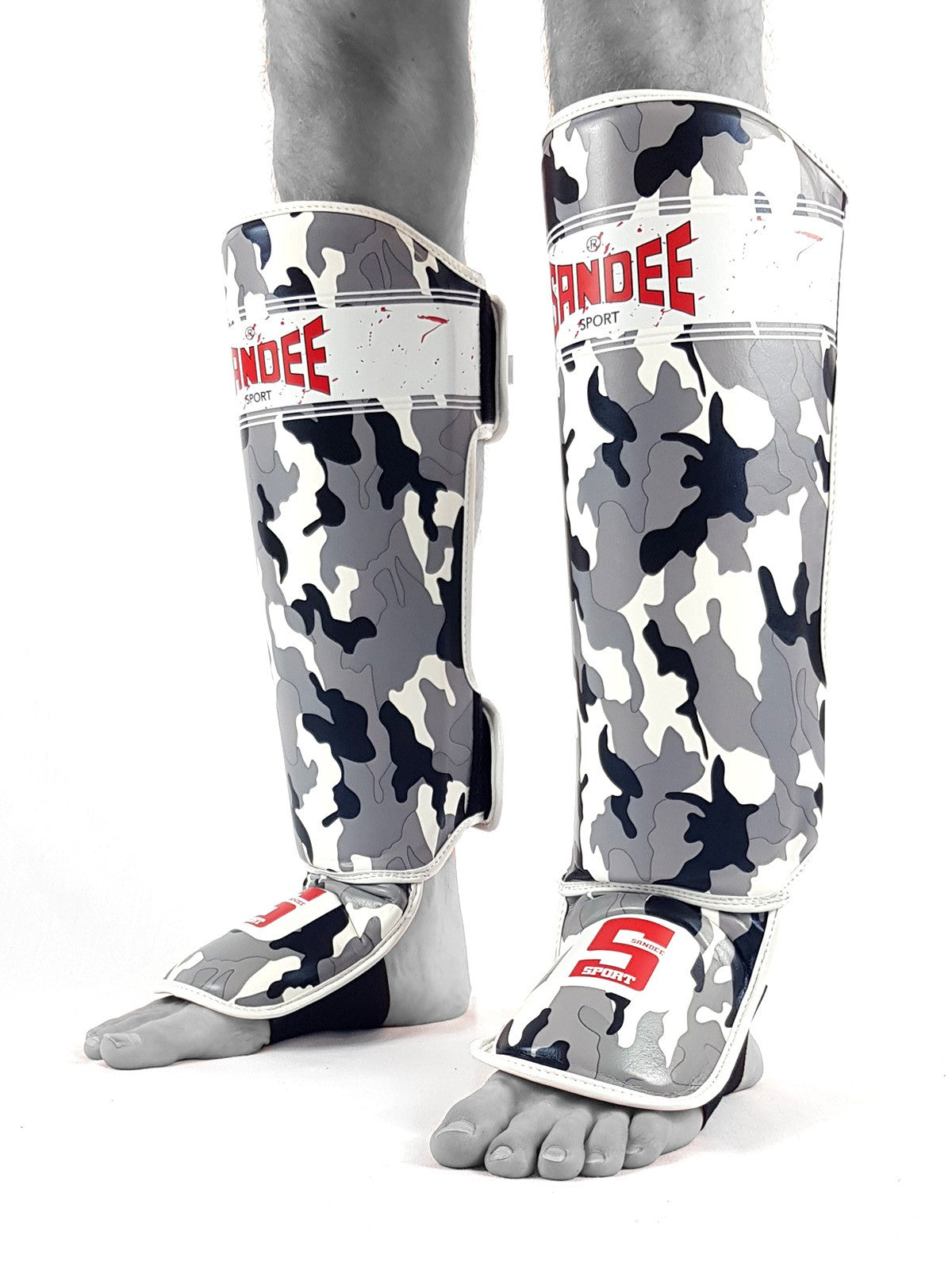 Sport Camo Grigio/Bianco - Paratibie -PU EDIZIONE LIMITATA