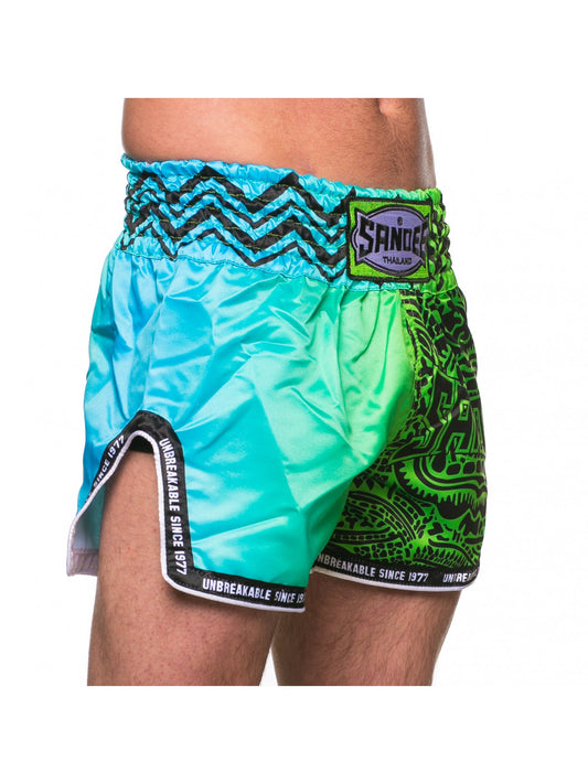 Sandee Warrior Green/Blue Shorts