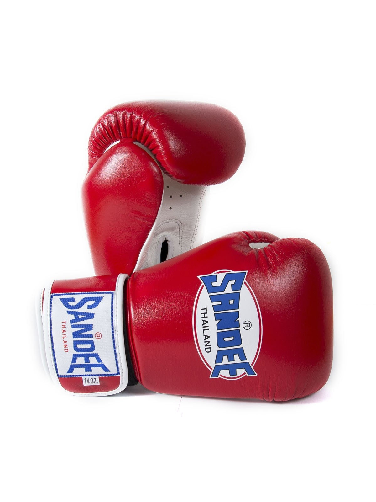 Authentic red - Guantoni - Velcro - Vera Pelle