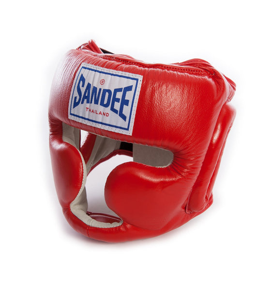 Caschetto Red - Volto Chiuso - Vera Pelle