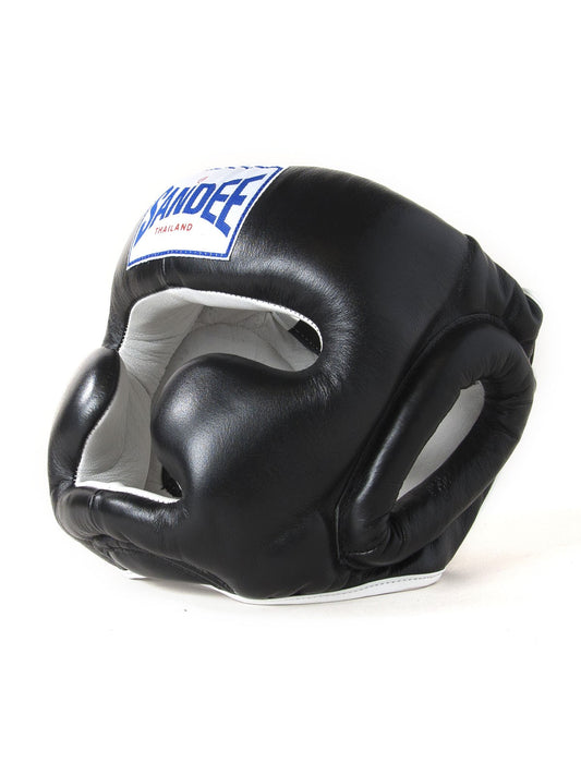 Caschetto Black - Volto Chiuso - Vera Pelle