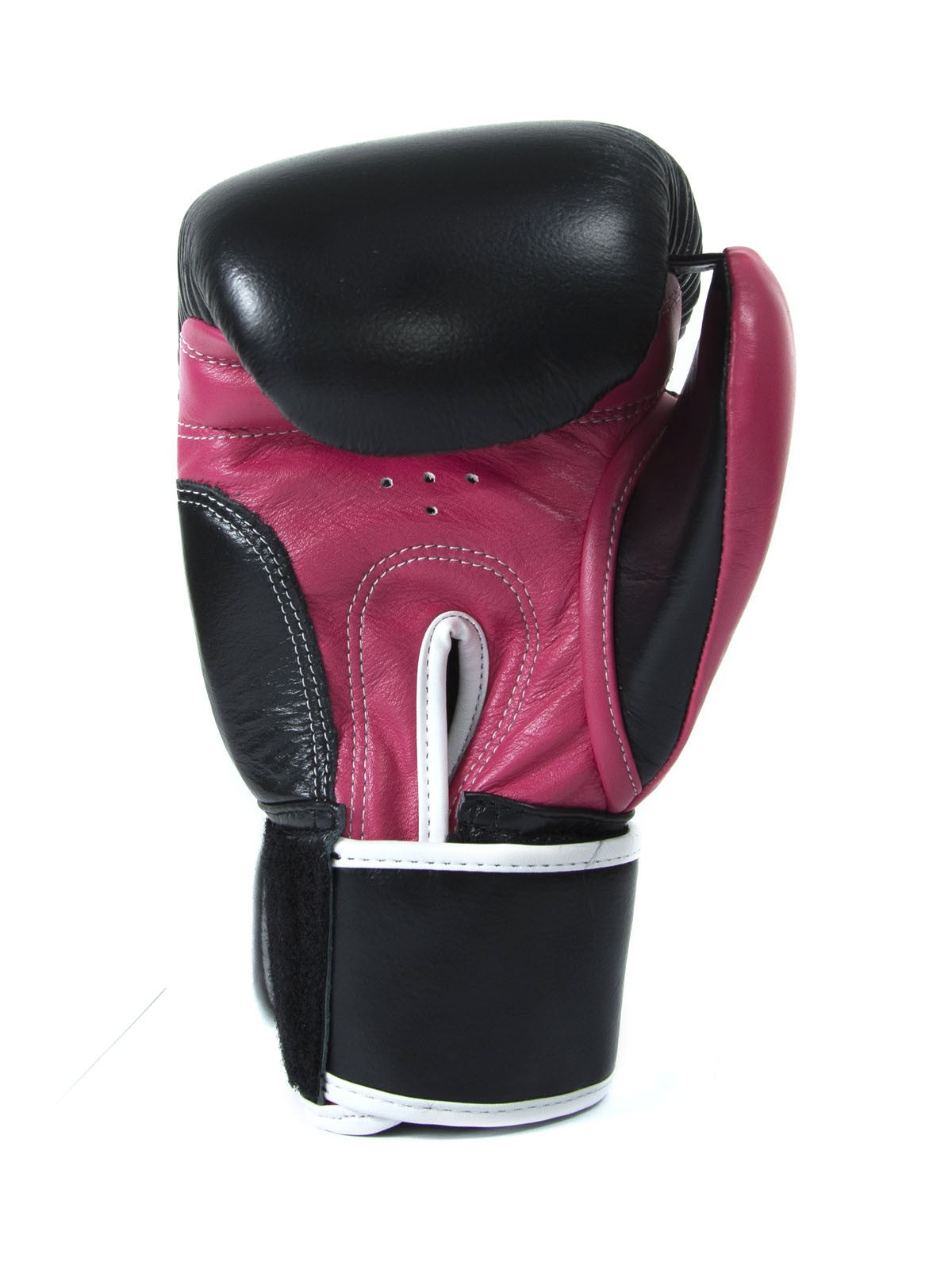 Guantoni Authentic Neon Pink- Velcro - Vera Pelle