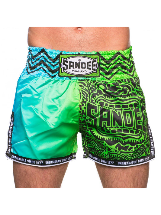 Sandee Warrior Green/Blue Shorts